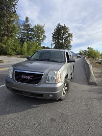 La camionnette de Stephanie Woodcock une 2009 GMC Yukon 