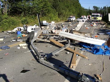 Accidents de transport d'une emarcation